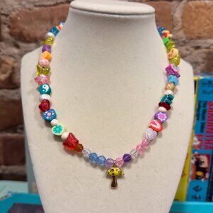 YELLOW MUSHROOM EYE CANDY CHAIN